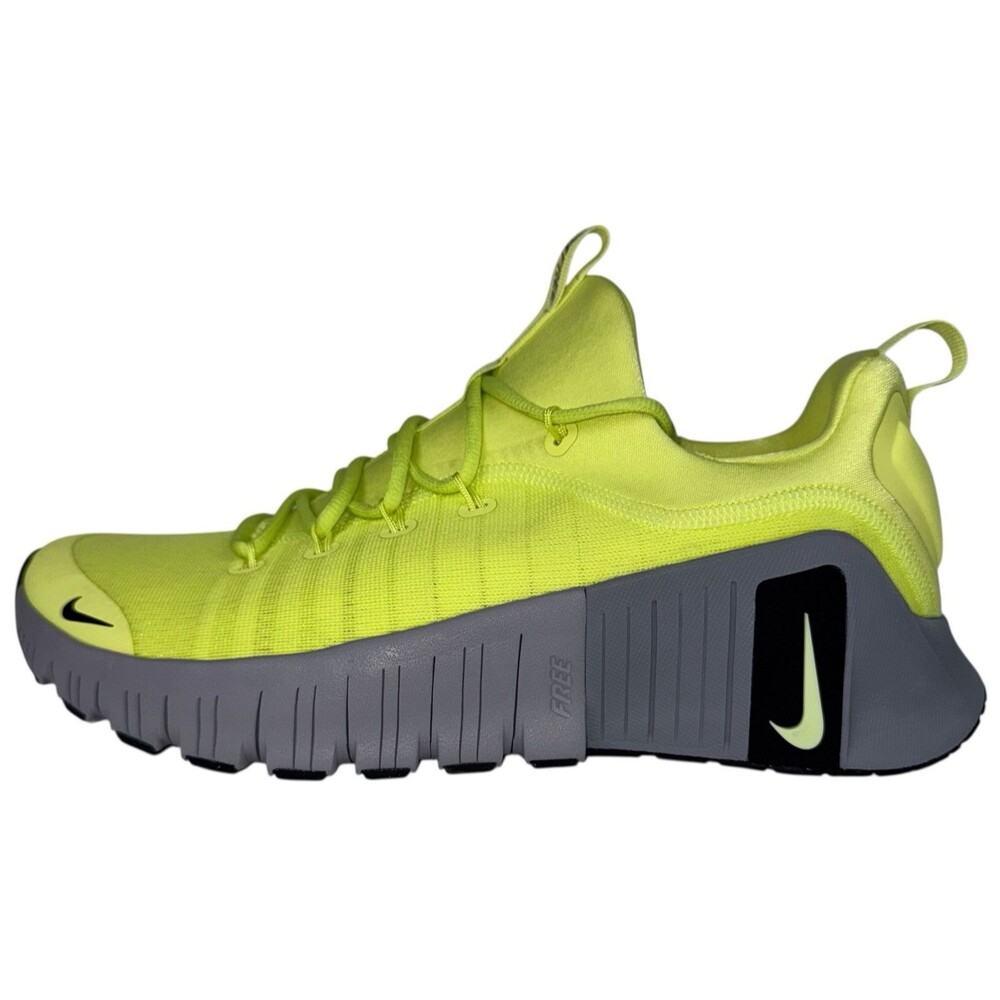 Nike Men Size 12.5 Free Metcon 6 Light Lemon Twist FJ7127-700 New Gym Shoe Green